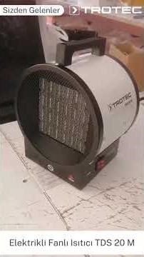 Müşterilerimizden Gelen Ürün İnceleme Videoları - 11 | TROTEC TDS 20 M Fanlı Isıtıcı - #ısıtıcı