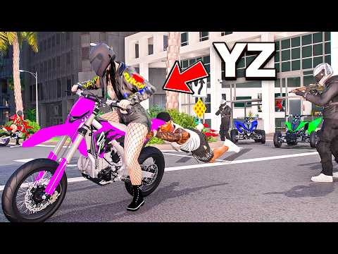 Me Infiltro a la Agencia de Motos Para Robar TODO en GTA 5 RP