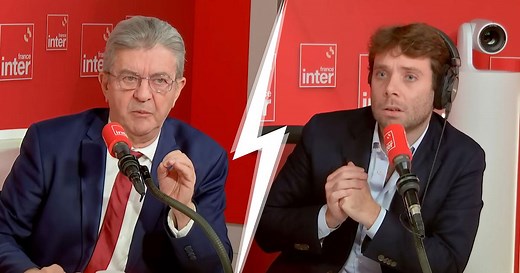 «Taisez-vous un peu !» : le doigt d’honneur de Jean-Luc Mélenchon après son interview avec Benjamin Duhamel sur France Inter