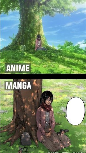 Attack on Titan Final Episode Manga vs. Anime Comparison #attackontitan #AoT #Anime