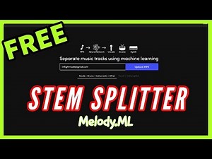 FREE | Split Vocals Drums Instrumentals From Songs | Acapella Melody ML