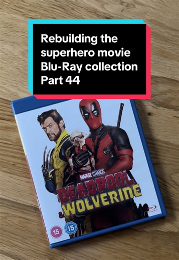 Rebuilding the superhero movie Blu-Ray collection Part 44... DEADPOOL AND WOLVERINE is the best of the Deadpool movies hands down. I’ve lost count of how many times I’ve watched this movie. Onto the MCU shelf it goes. #deadpoolandwolverine #deadpool #wolverine #blurays #foryoup