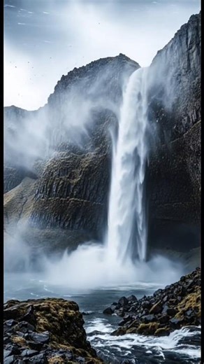 This Waterfall flows upwards #3danimation #3dvideo #facts #science #sciencefacts