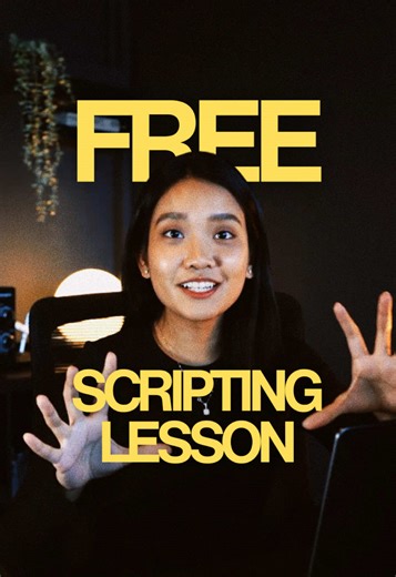 giving away FREE scripting lessons