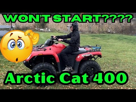 Arctic Cat 400 4X4 No display???? Won't Start?????
