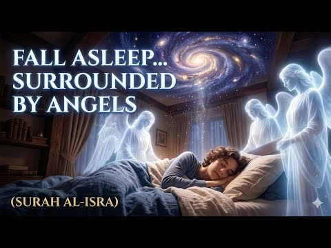 Fall Asleep Surrounded by Angels 🌌 Super Heavenly Night Journey (Surah Al-Isra)
