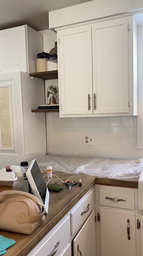 Brick Backsplash DIY Project - Stunning Red Tile Over Tile Design