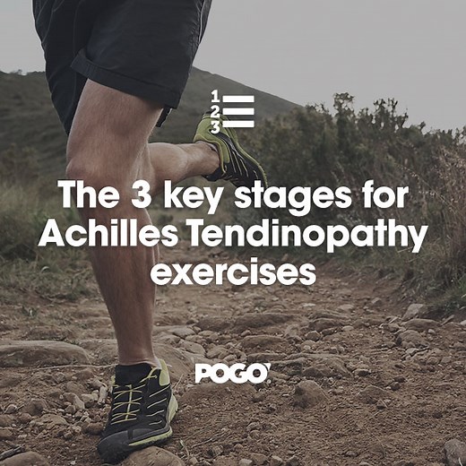 The 3 key stages for Achilles Tendinopathy exercises | POGO Physio Gold Coast