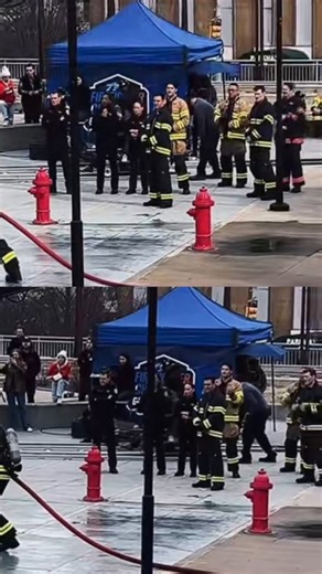 Chris O'Donnell Fans on Instagram: "BTS 📸 | #911Nashville Chris, Hailey, Juani, Hunter, and Michael on the set of the joint '2026 Firefighter Challenge Championship Series' crossover with #911onABC Ryan Guzman and Oliver Stark, today! FYI: this seems to be a full 9-1-1 verse crossover with 9-1-1: Lone Star too, judging by the black & red turnouts of two of the actors in the video #chrisodonnell #haileykilgore #juanifeliz #huntermcvey"
