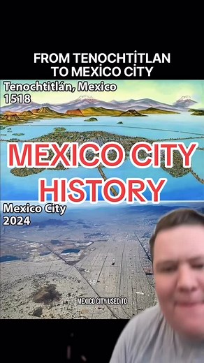 MEXICO CITY HISTORY AND LAKE TEXCOCO #history #historymemes #historybuff #historylovers #historyfacts #historychannel #historynerd #map #mexico #mexico🇲🇽 #mexican #mexicocity #cdmx #texcoco #aztec | What History