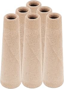 OHPHCALL 5-Pack Cardboard Tubes 6.88X1.96In Yarn Ball Winding Tubes Paper Operated Knitting Tube Accessories for Textile Machines and Crafts