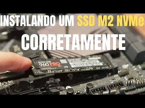 INSTALANDO UM SSD M2 NVMe CORRETAMENTE