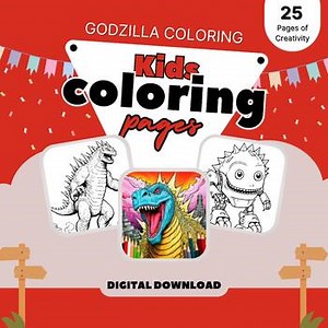 Godzilla Coloring Pages: Monster Activity Sheets for Kids