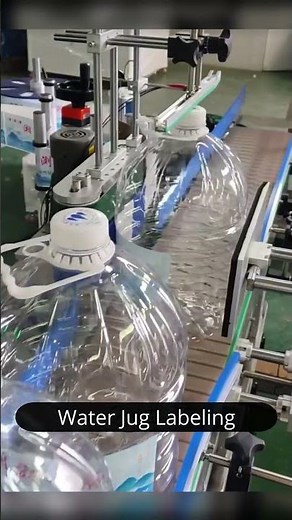 Water Jug Labeling, Fully Automated, How does it work?🤔😍