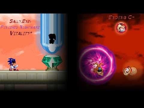 Ending C- (Vitality+ Difficulty) - Sally.Exe Finished Nightmare