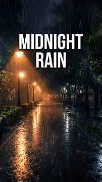 The Calmest Midnight Park Storm for Insomnia