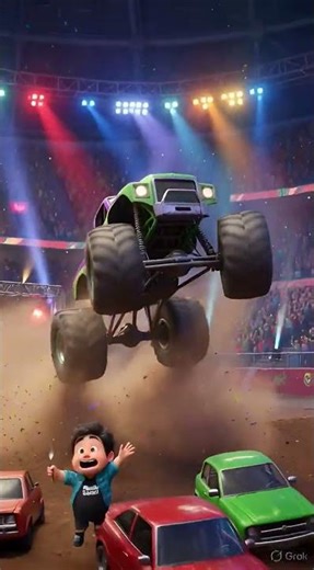 Clip 27 Funny Sunny | Monster Truck Just Ate Cars?! 😂