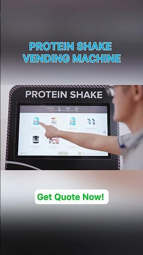 How our Protein Shake Vending Machine Works | Fresh Shake in Seconds!