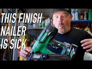 Coolest Finish Gun I've Used - (Metabo HPT NT1865DMA(S)) || Dr Decks