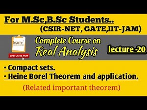 Real Analysis Complete Course🔥||Lecture-20||learn MATHEMATICS