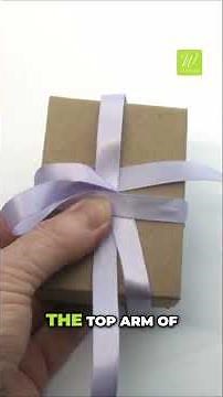 Tie a Perfect Tiffany Bow Gift Wrapping Tutorial