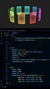 How To Create 3D Rotating Card Animation | HTML & CSS #html #css #webdesign #3danimattion #frontend #codingreels #webdevelopment #webdeveloper #cssanimation #carddesign #facebookreel | Coding Cloud