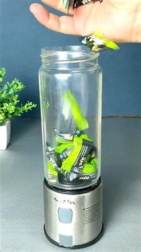 Mini Blender vs Pulse Candy 🍬⚡ | Shocking Result 😱 #Shorts