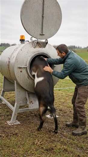 Industrial Alpine Goat Processing Machine | Fast & Efficient Farm Technology 🚜🐐#new #shots #ai