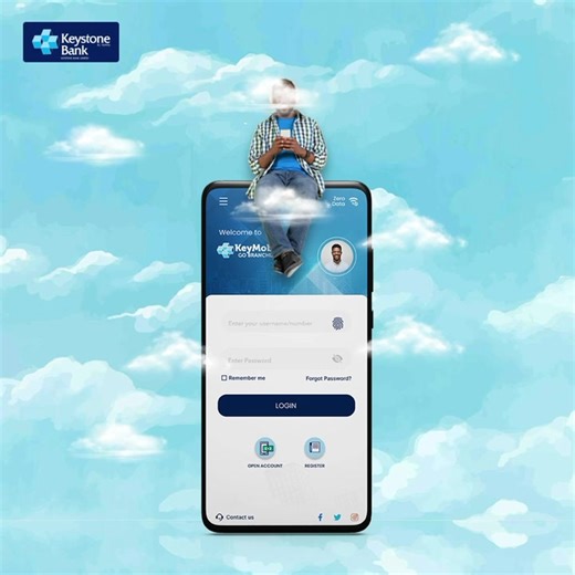 Show levels with new levels of convenience! Download the upgraded keymobile app now! #Keymobileapp #KeystoneBank #MakeltHappen | Keystone Bank