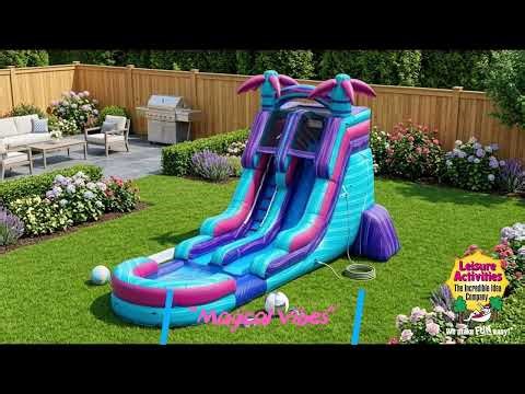 The Ultimate 18ft RIPL Single Lane Water Slide | Leisure Activities