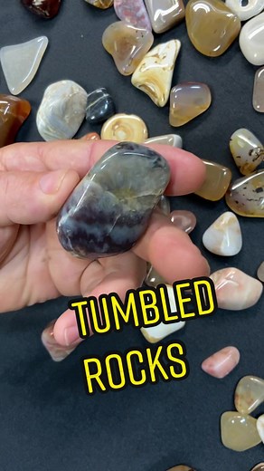 Rocks ready for their close-ups #tumbledrocks #rockpolishing #rocksoftiktok #rocktok
