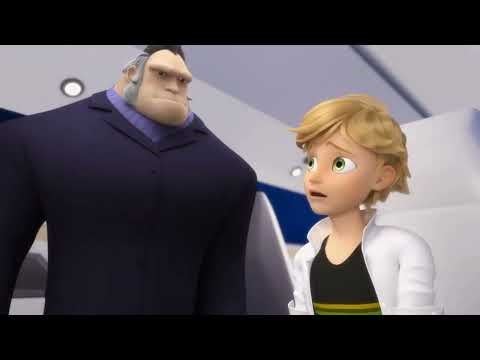 Adrien gets crying time to say goodbye Marinette! Miraculous Ladybug with English Version