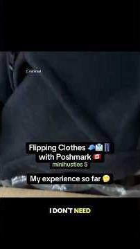 FLIPPING CLOTHES ON POSHMARK 👔👖 MY EXPERIENCE AS A CANADIAN 🇨🇦
