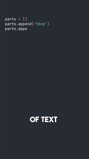 You Won't Believe THIS Python Trick That Makes Big Text 10x Faster - Ditch + in Loops NOW!