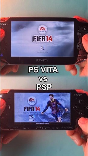 PS Vita vs PSP - FIFA 14