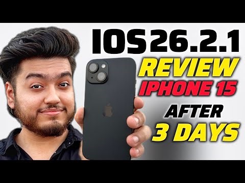 iOS 26.2.1 Review after 3 days in iPhone 15🔥Watch this before update! Battery? Bug fixed?