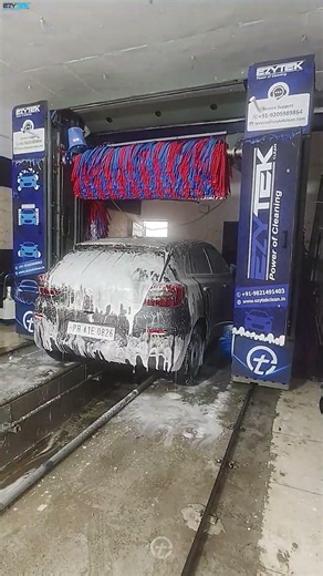 Car Wash in Minutes! 🚗🧽 Automatic Brush Wash + Foam + Wax + Dryer | Ezytek Clean|www.ezytekclean.com