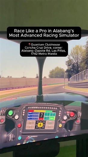 🏁 Race like a pro in Alabang’s most advanced racing simulator! Feel every turn, speed, and adrenaline rush — only at Quantum Clubhouse. 📩 DM us to inquire and book your race today! | Quantum Clubhouse Alabang