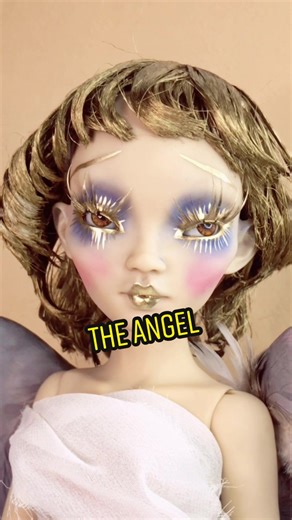 The angel’s dress was made of two paperback books and her head was a styrofoam ball. #pidgindoll #childhoodmemories #angels