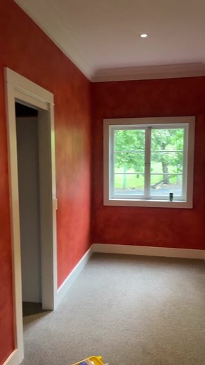 First things first, the red had to go! 😂 still a long list of things to do - curtains, flooring, electrical & some furniture overhauls but the #redroom has gone! (THANK GOODNESS) #pinevalleychateau #chateau #frenchcountry #frenchprovincialstyle #french #frenchprovincial #renovation #farmhouse #frenchcountrystyle #frenchcountrycottage #frenchcountryfarmhouse #reno #renovations #samford #samfordvillage #samfordvalley