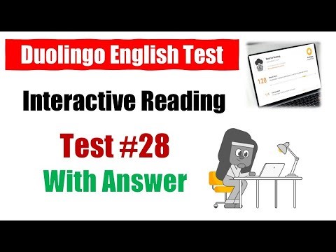 Interactive Listening - Duolingo English Test - Practice Set #28 [new version]