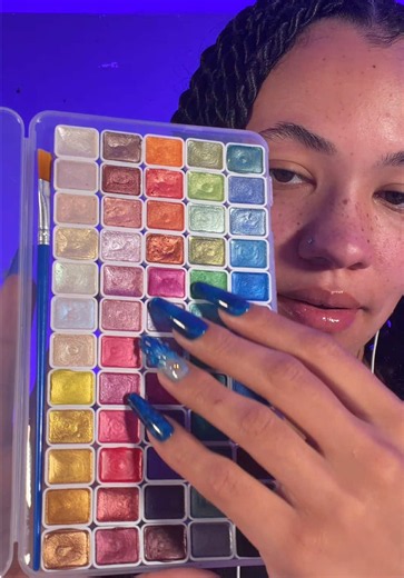 Guess the Color Paint Palette ASMR Tingles