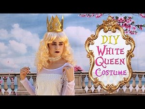 DIY The White Queen Costume - Alice Through The Looking Glass || Lucykiins