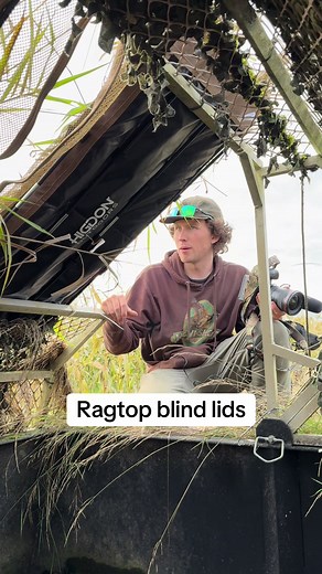 Ragtop Blind Lids for Waterfowl Hunting