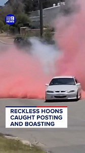 Reckless Holden Commodore stunt: police warn against posting