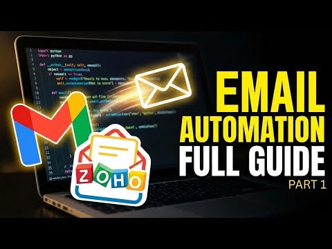 Automate Report Generation & Sending HTML Emails Using Python | Gmail & Zoho Mail (2026) - PART 1