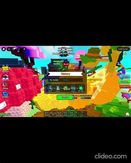 Unlocking CHERRY GROVE BIOME 🍒🔥 in PVB #roblox