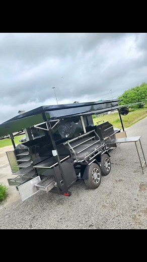 Beautiful new #custommade #BBQTrailer heading to North Carolina today! #Pitmaker #MadeInTexas #madeintheusa | Pitmaker