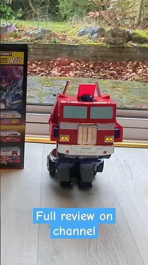 Transformers AutoBot Optimus Prime Converting RC Review and Demo