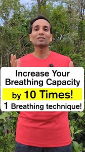Improve / Increase your lung capacity by 10 times with this 1 breathing technique taught by Mayur Karthik! Practicing Box breathing progressively can help you achieve this. In this video there are 3 levels, beginner, intermediate and advanced. Starting from lesser counts of 3, progress to 5 and 7 over a period of time. Improving your Lung Capacity has so many health benefits like better nutrition, toxin elimination, better immunity etc! . Follow @karthikmayur for more such health videos and join